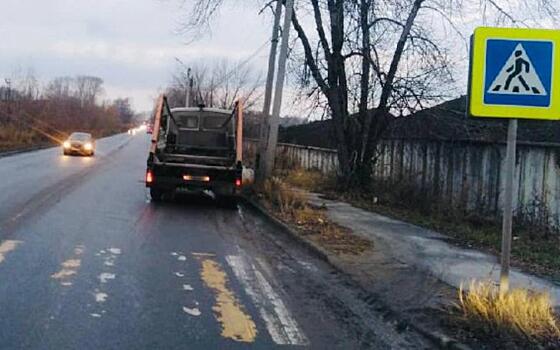 Грузовик сбил 18-летнего рязанца на пешеходном переходе