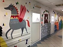 Жители Ижевска раскрасили стены в детской больнице
