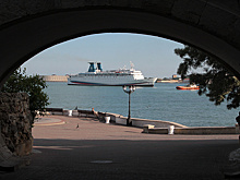 На круизном лайнере в Сочи произошло задымление