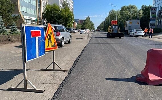 В Набережных Челнах до конца июля ограничили движение на улице Шамиля Усманова