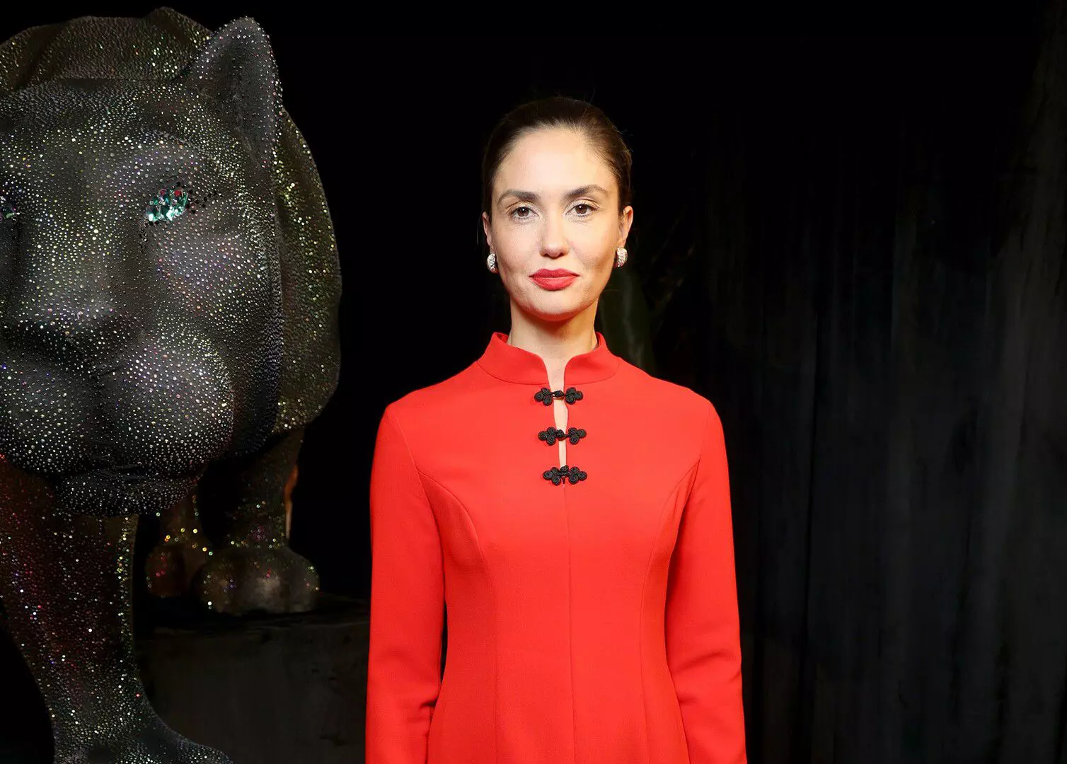 Агата Муцениеце публично поцеловала Петра Дрангу, подтвердив слухи о романе