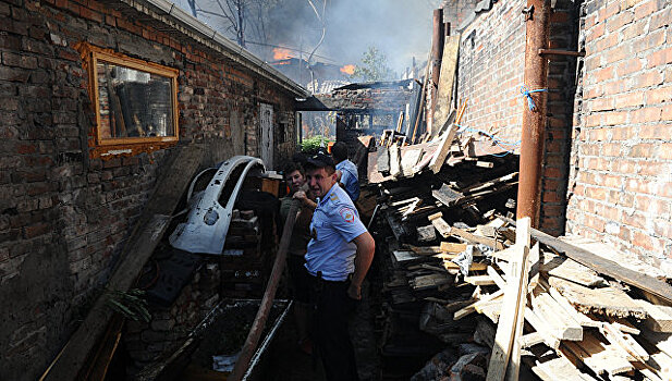 После пожара в Ростове завели дело об умышленном уничтожении имущества