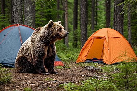 Турист в походе сфотографировал медведя, который его растерзал