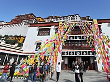 Выставка в дворце Потала привлекает туристов