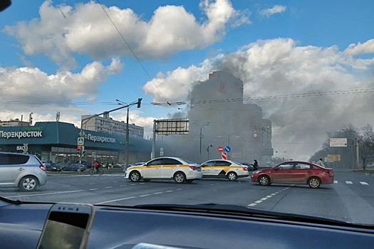 В восточном округе Москвы произошёл пожар