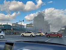 В восточном округе Москвы произошёл пожар