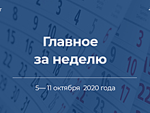 Главное за неделю. 5—11 октября