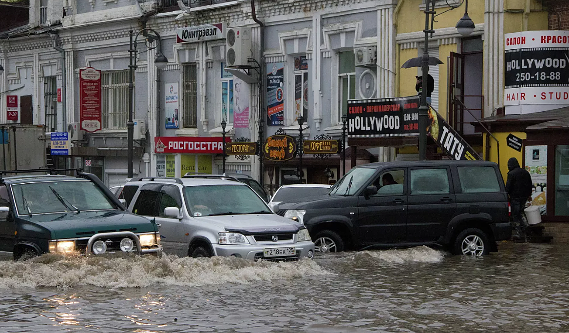 Российский город ушел под воду