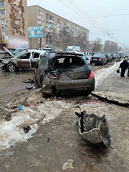 В Ижевске столкнулись несколько машин