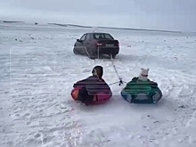 Новосибирцы массово калечатся в диких заездах на «ватрушках»