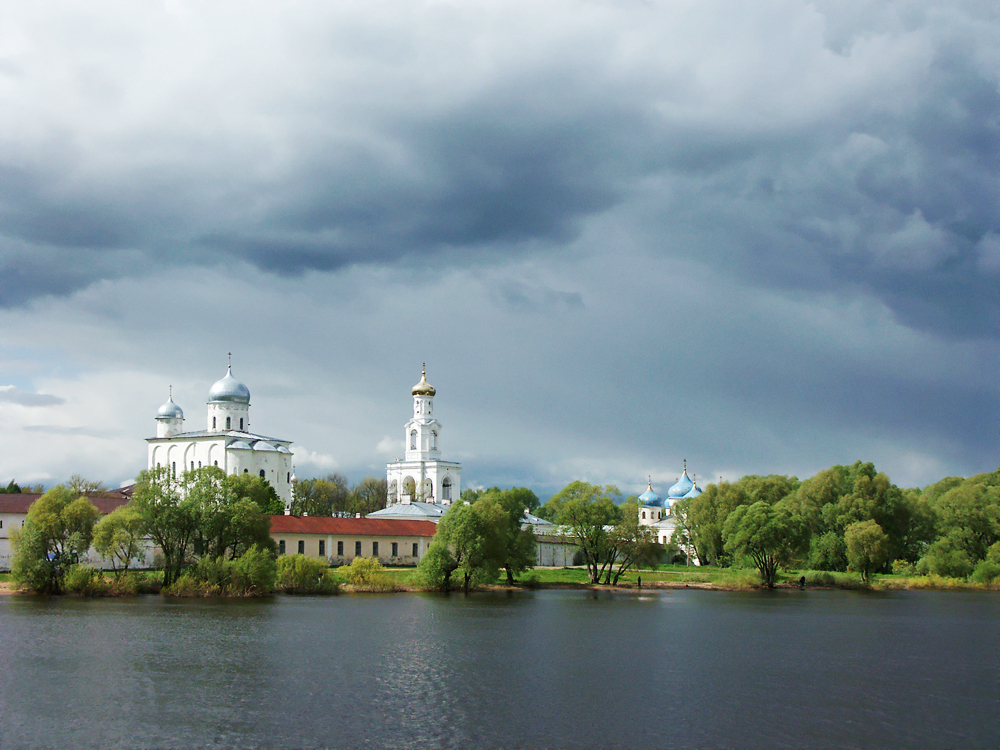 Юрьев монастырь, Великий Новгород, Россия, Европа