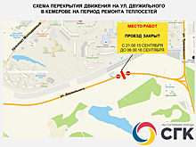 Энергетики сообщили об очередном перекрытии дороги в Кемерове