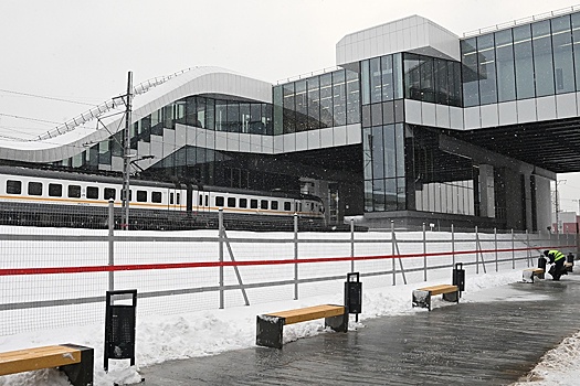В Москве заработал городской вокзал "Петровско-Разумовская" МЦД-1