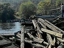 Рухнувший в Солнечном районе мост скоро восстановят