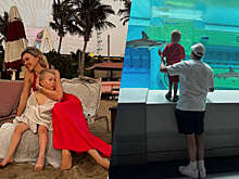 Ведущая Юлианна Караулова снялась с мужем и сыном в Дубае