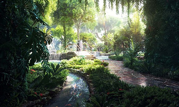 В Дубае откроют первый в мире отель с джунглями