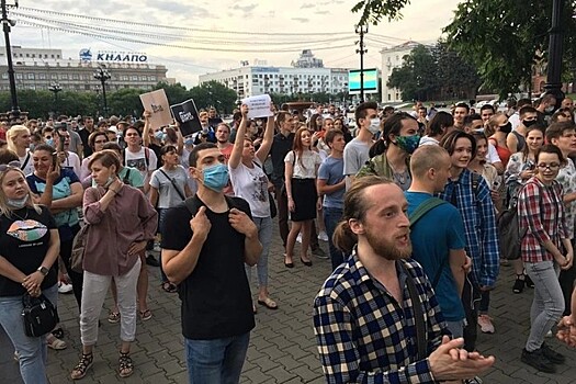 В Хабаровске впервые за 22 дня не состоялась акция в поддержку Сергея Фургала
