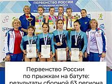 Атлеты из Самарской области завоевали 10 медалей на первенстве России по прыжкам на батуте