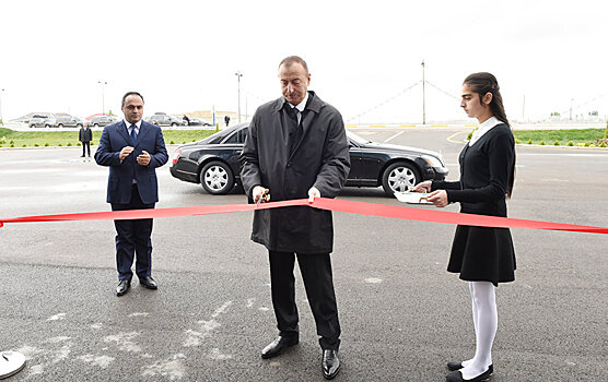 Президент Алиев – в Абшеронском районе