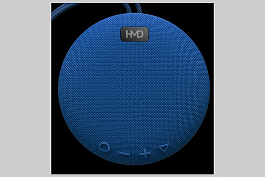 В Сеть слили фото бюджетной Bluetooth-колонки HMD Boom E1 с защитой от воды