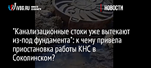 "Канализационные стоки уже вытекают из-под фундамента": к чему привела приостановка работы КНС в Соколинском?