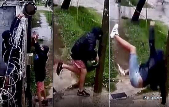 Воришки стащили газовый баллон и рассмешили Сеть: видео