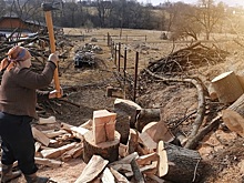 Европу согреваем газом, себя – дровами