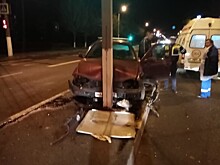 Под Тверью пьяный водитель вылетел на иномарке в кювет