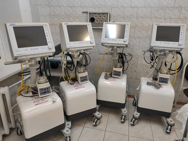 Выселковская больница получила аппараты ИВЛ