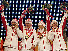 История великой олимпийской победы русских лыжниц: всё сделала Евгения Медведева