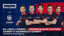 "Лига Ставок" становится генеральным партнером Gambit Esports и AS Monaco Gambit