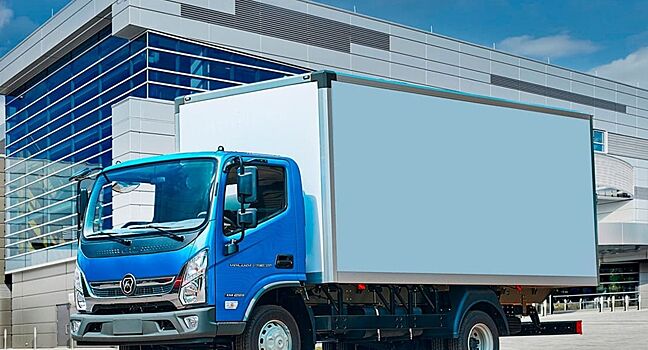 Первое фото салона грузовика ГАЗ Валдай Next