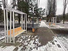 В Курске озеленение сквера на Интернациональной перенесли на весну