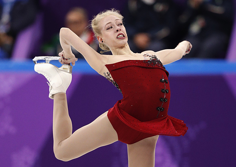 Американка Брэди Теннелл на Олимпийских играх в Пхенчхане, 2018 год