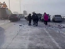 На трассе в Ростовской области произошло ДТП с участием семи машин