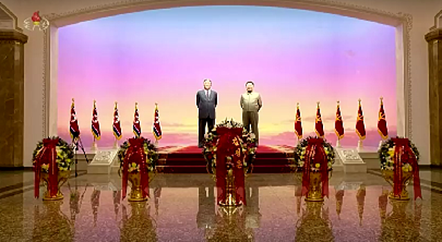 Ким Чен Ын отправился в мавзолей к отцу и деду