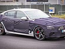 Обновленный Genesis G70 показали на шпионских фото