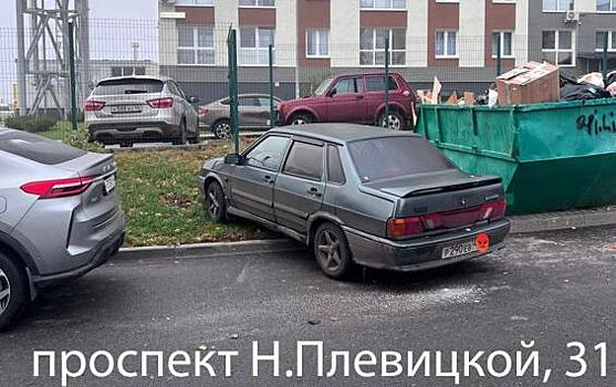 В Курске продолжают публиковать фото нарушителей парковки на газонах