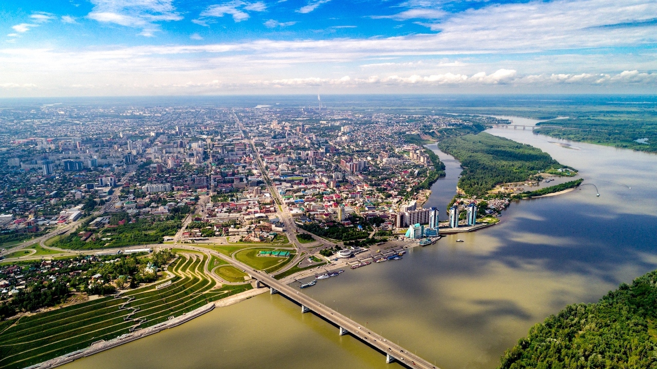 Барнаул с высоты: красочные панорамы столицы Алтая - Рамблер/новости