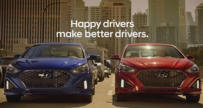 В рекламе Hyundai Sonata пробки – не проблема для водителей