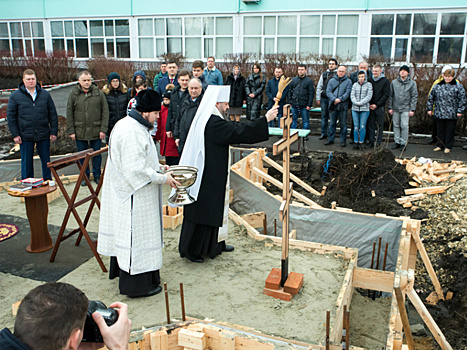 Митрополит освятил место под строительство часовни у «Пензенского арматурного завода»