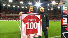 Боккетти получил памятный знак за 100 игр в составе «Спартака»