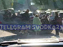 В Приморье на видео сняли авто после жесткого кульбита с женщиной в салоне