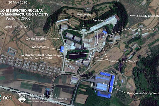 CNN: спутниковые снимки говорят о наличии действующего ядерного объекта рядом с Пхеньяном