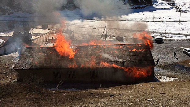 В Дагестане сгорела школа