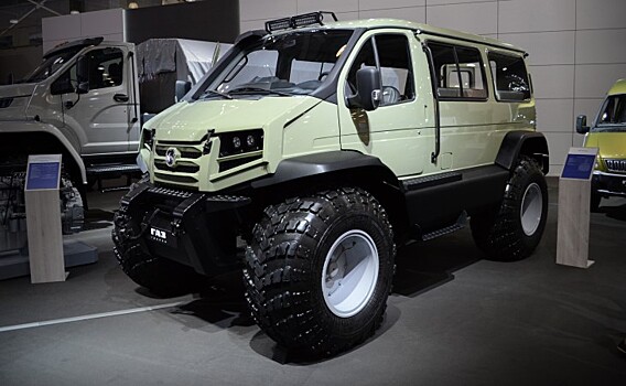 «ГАЗ Соболь» превратился в вездеход-амфибию