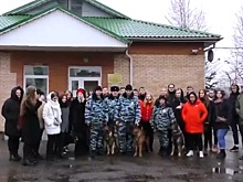 Студенты колледжа МФЮА пришли в гости к кинологам