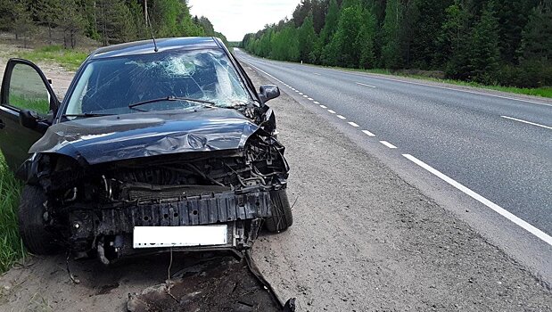 В Белохолуницком районе опрокинулся бесправник на «Форде»