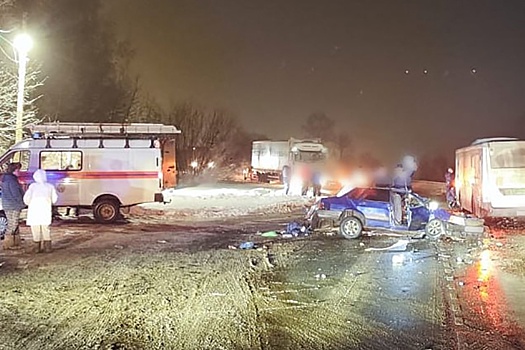 В Подмосковье в крупной аварии погибли три человека