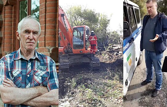 Челябинский краевед вызвал полицию на стройплощадку развязки